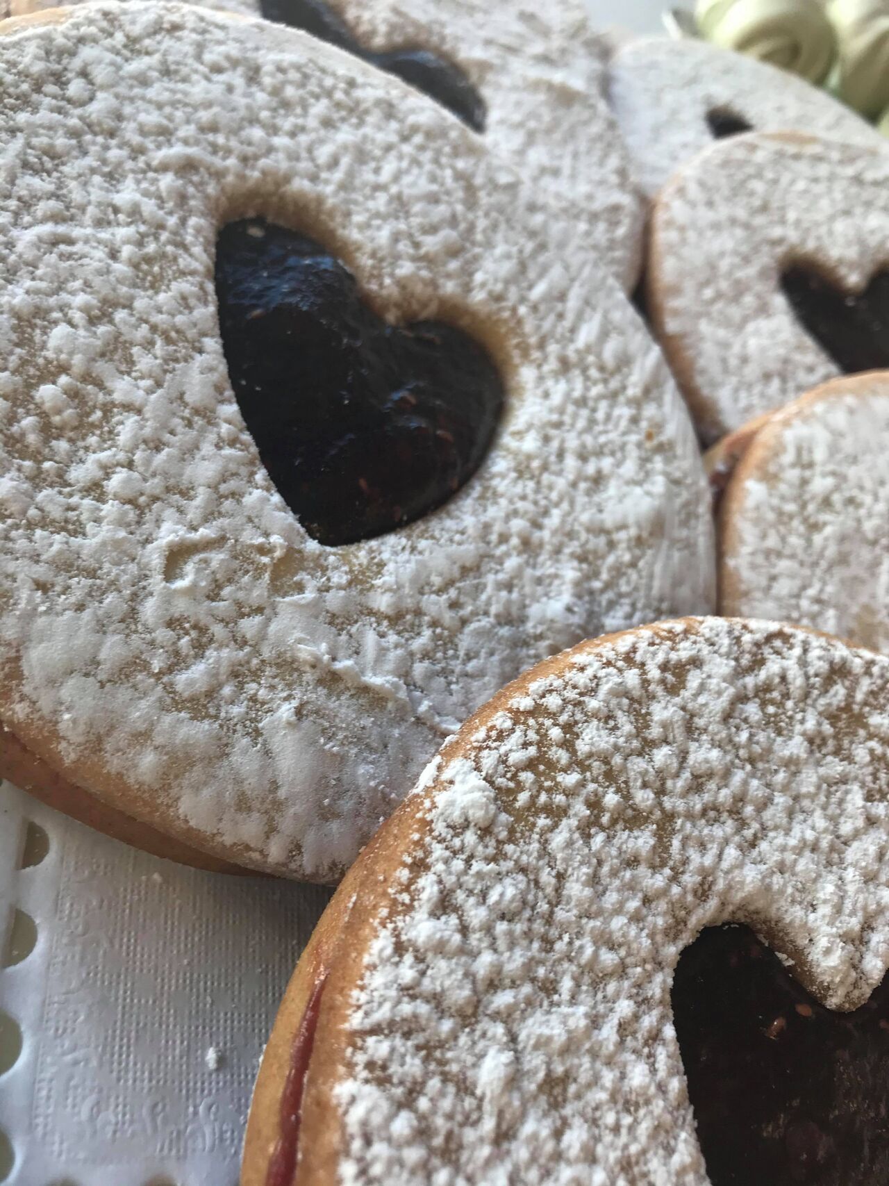 Sablé à la confiture de framboise