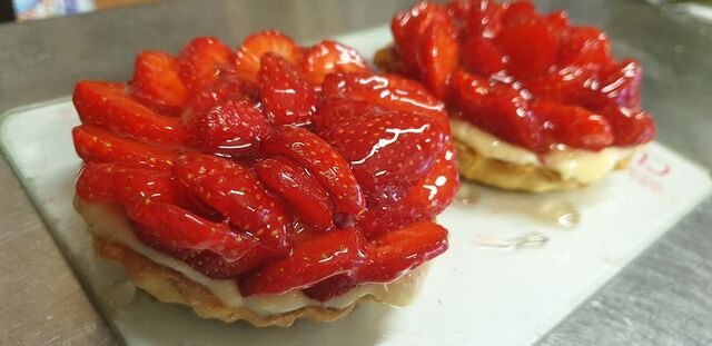 délicieuse tarte aux fraises 