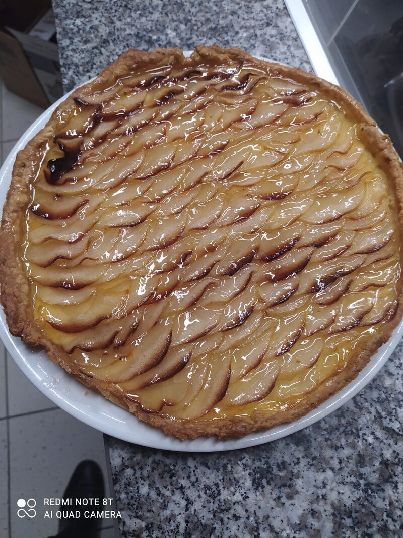 tarte aux poires faite maison