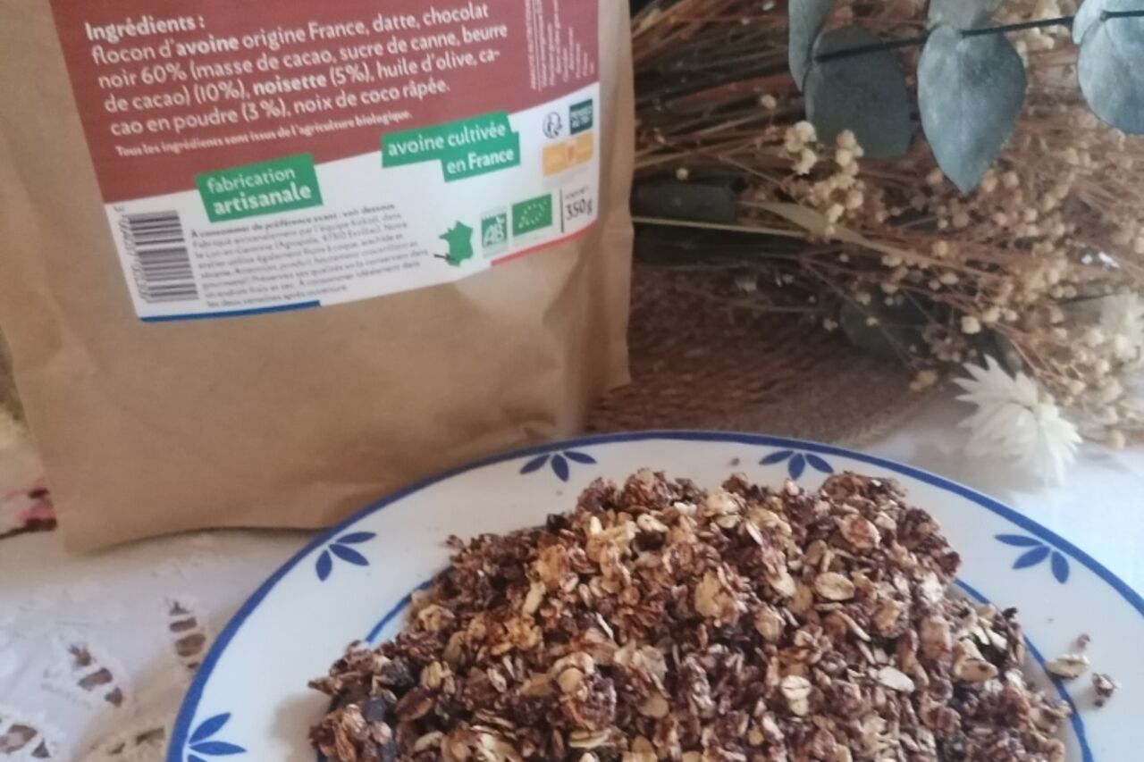 Granola gourmand chocolat AB Fabrication Artisanale