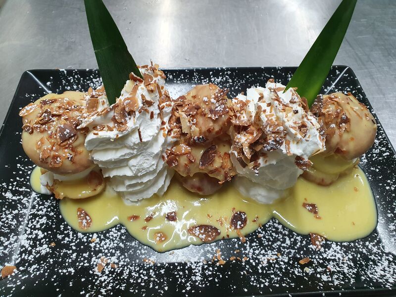 Profiterole exotique 