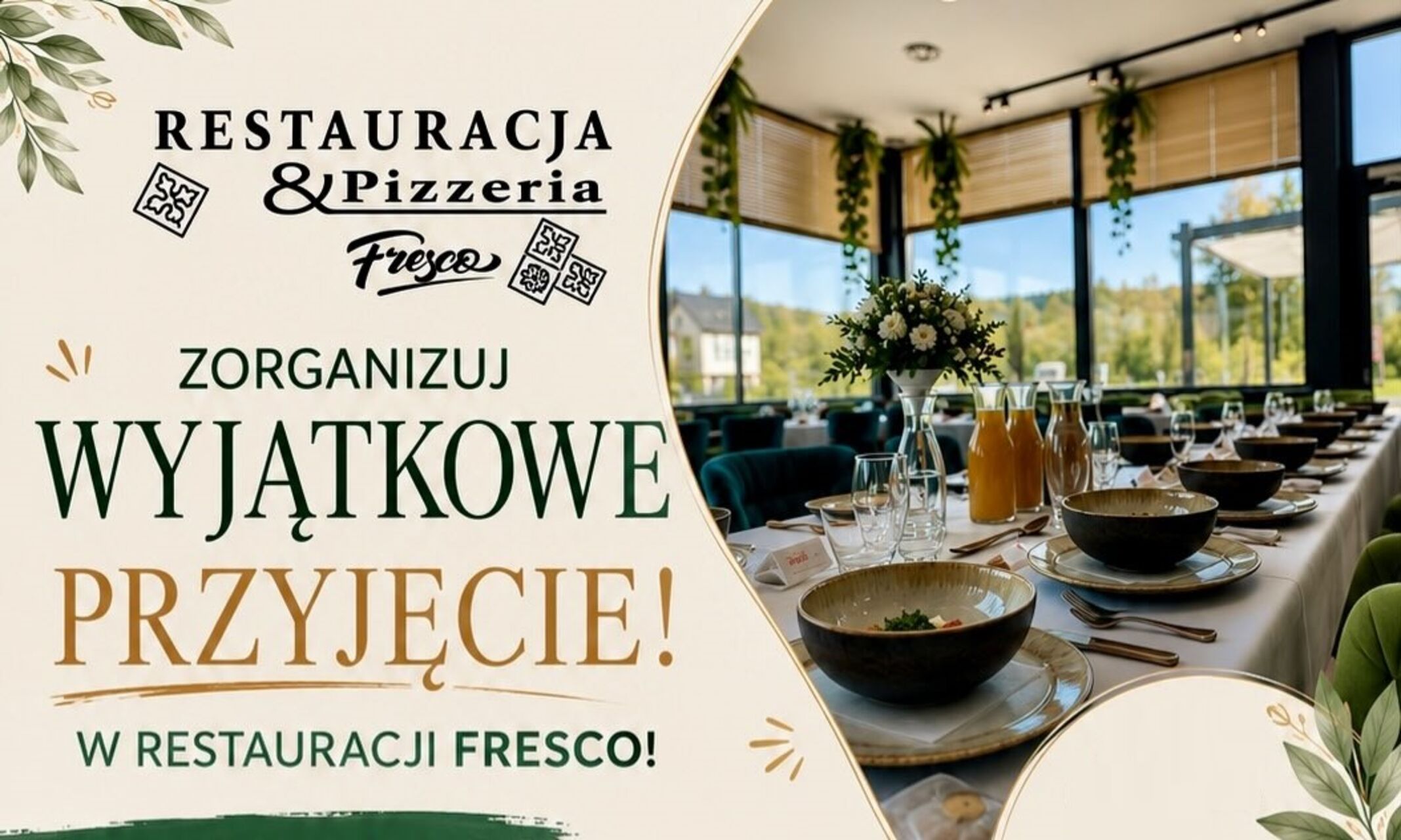 🎉 Organizacja przyjęć w Restauracji Fresco