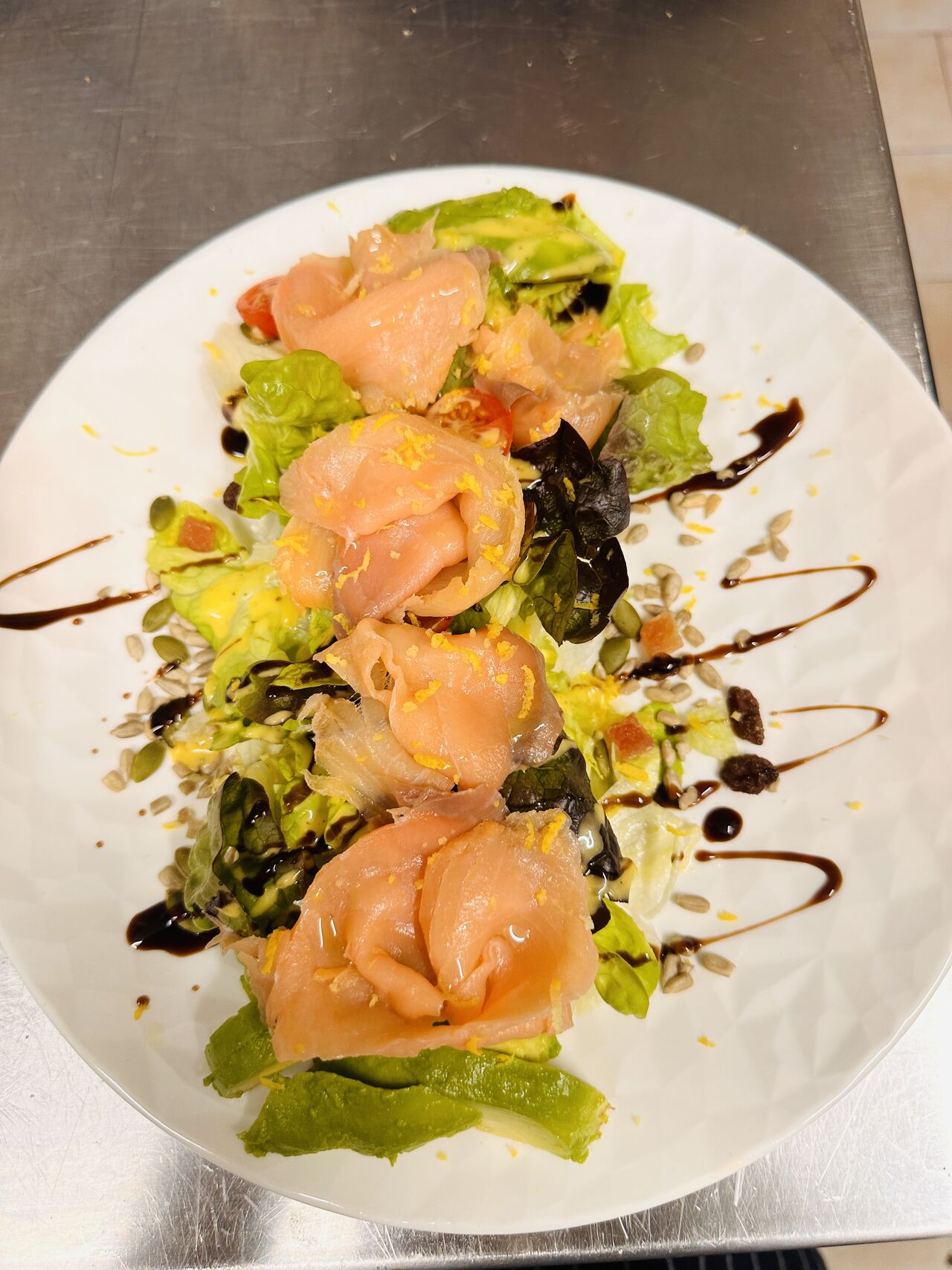 Ensalada de salmón
