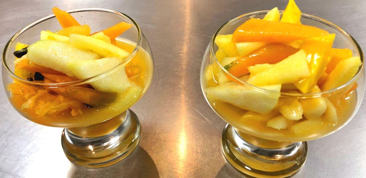 SALADE DE FRUIT AVEC ALCOOL