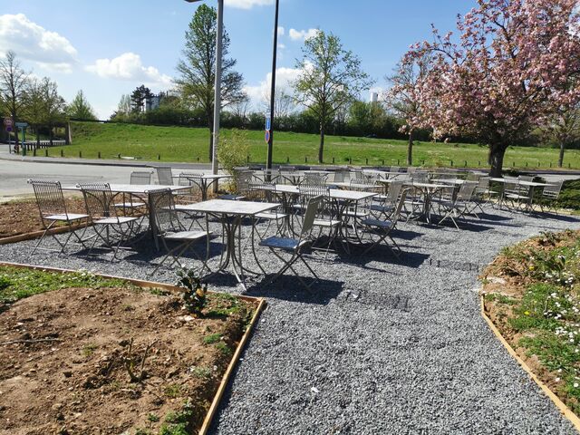 La terrasse du restaurant 