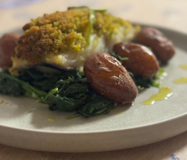 Lombo de Bacalhau com Broa