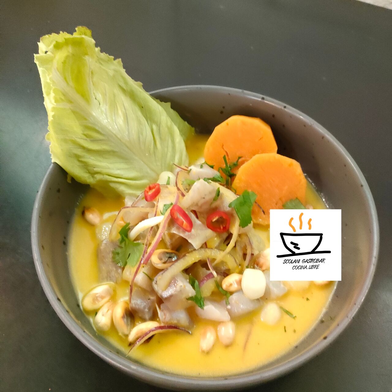 Ceviche al ají amarillo 