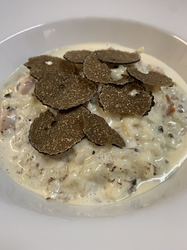 Le Risotto aux Truffes et Jambon Arrosto
