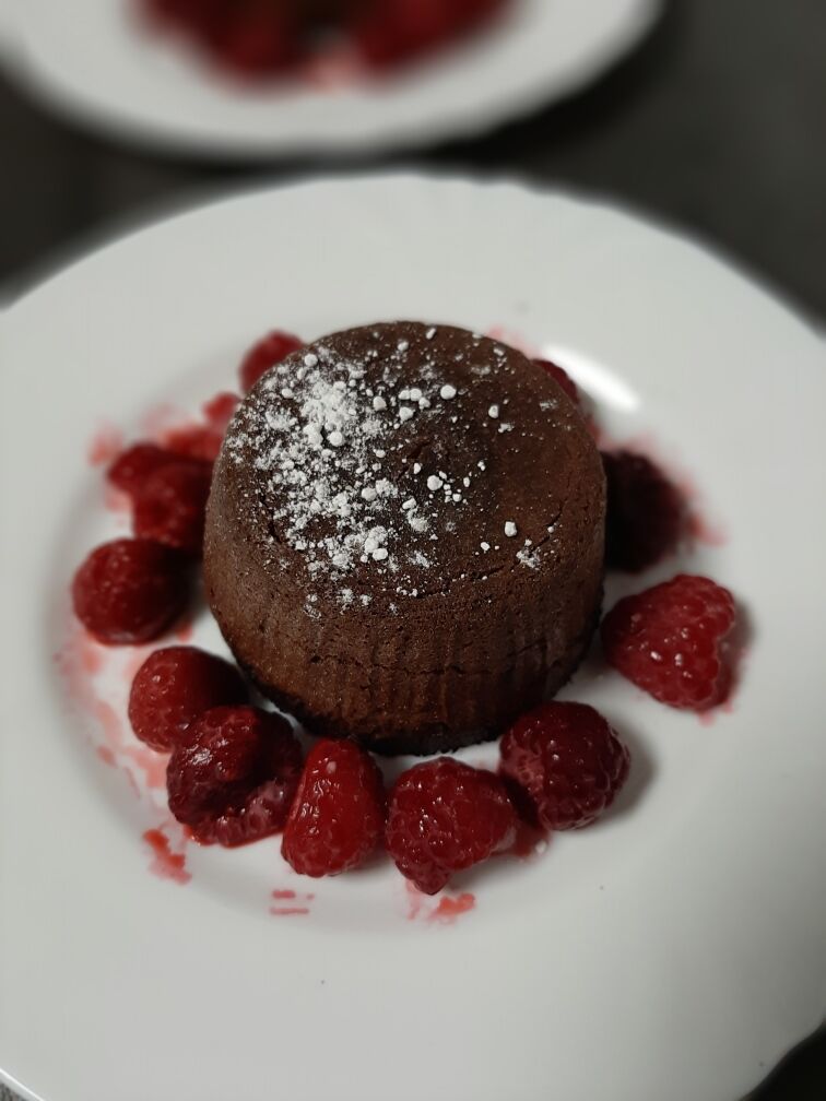 FONDANT CHOCOLAT FRAMBOISE 
