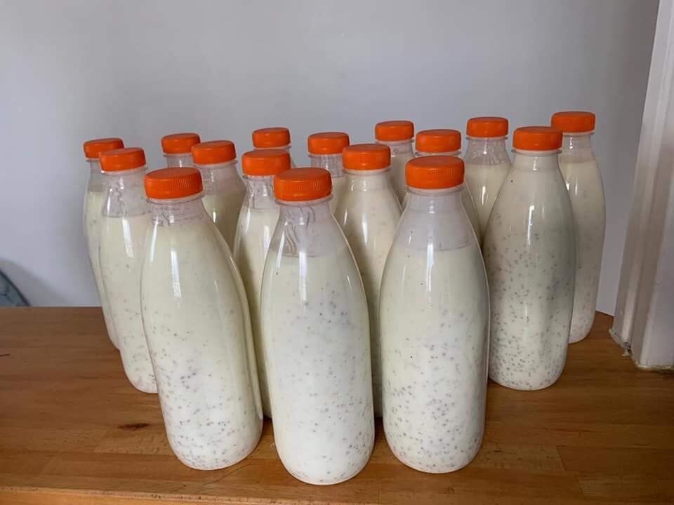 DEGUE ( LAIT ET SEMOULE DE MIL)