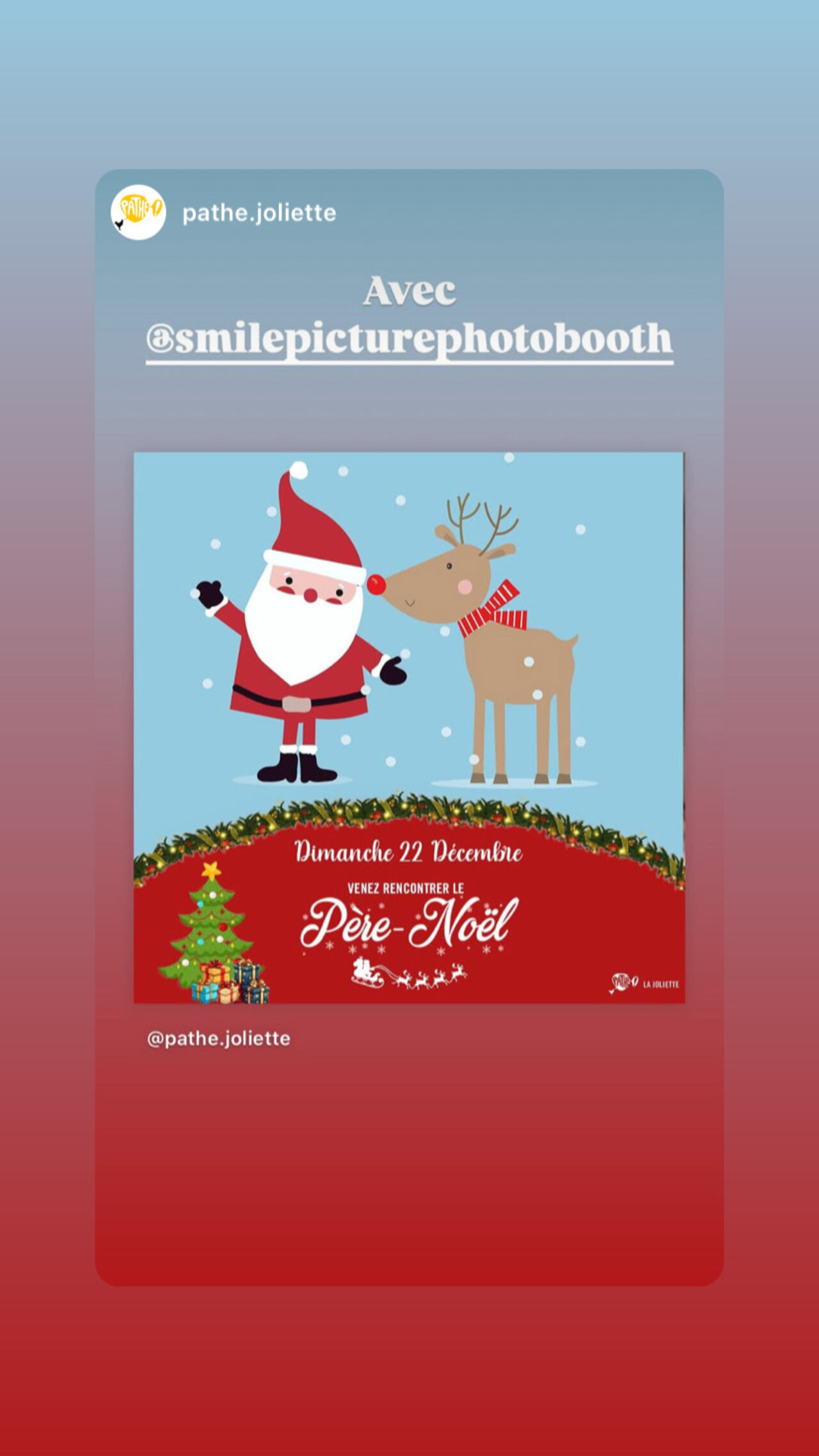 *Partenariat cinéma Pathé la Joliette - Père Noel