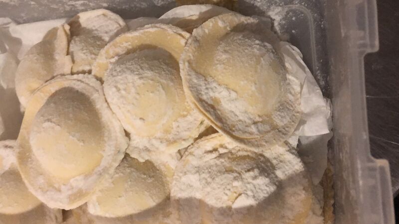 Gros ravioli à la brousse