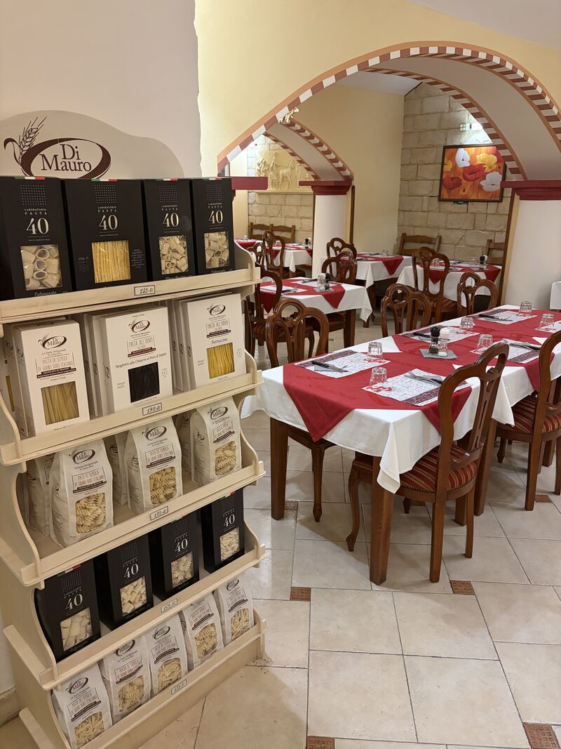 Original pasta from region Marche