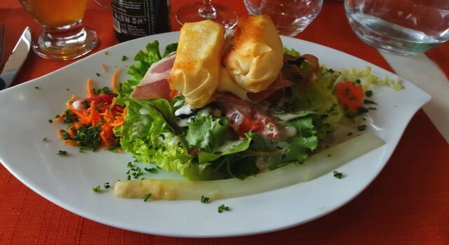 Salade croustillant de Reblochon