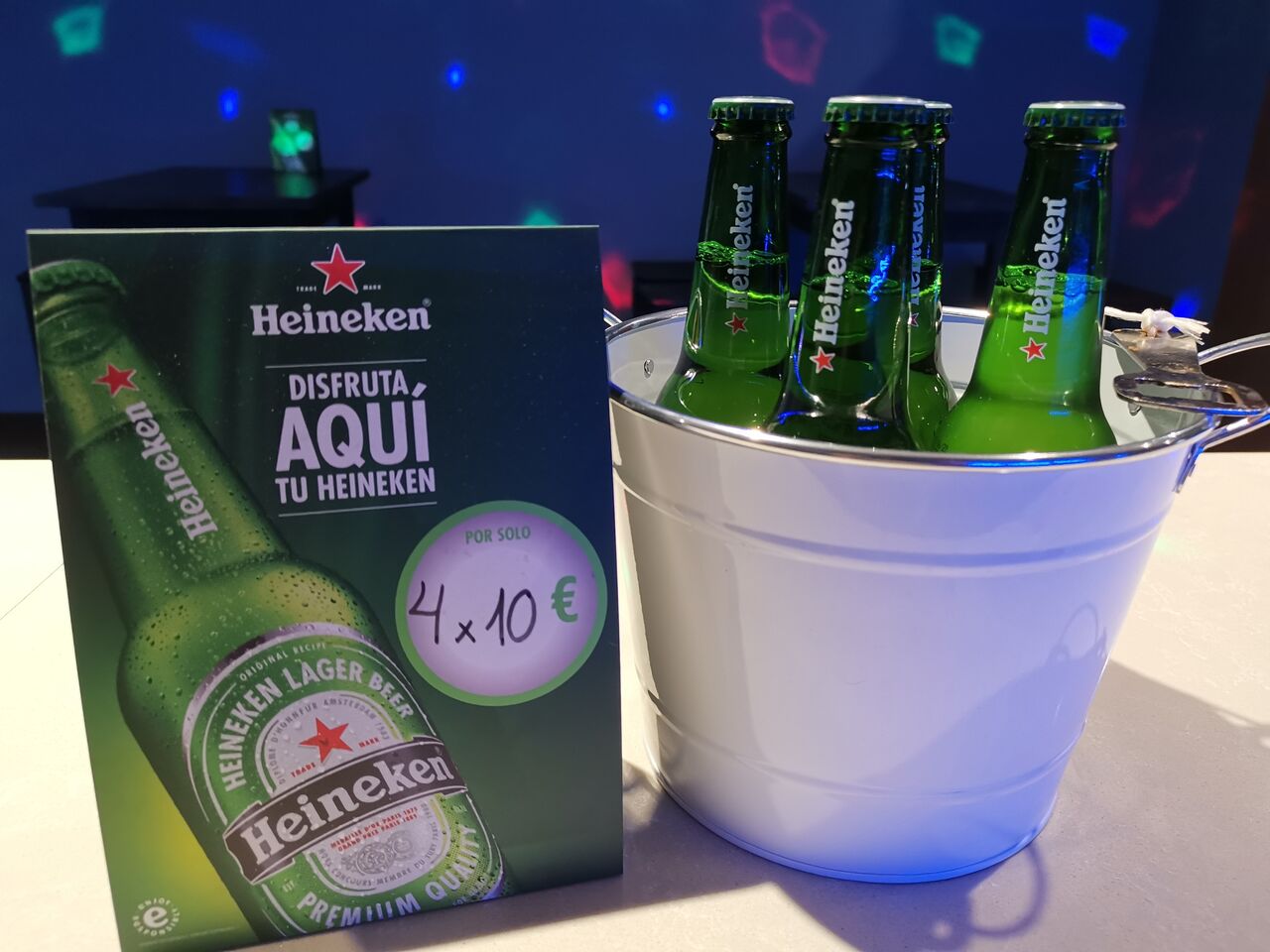 CUBO DE TERCIOS HEINEKEN 
