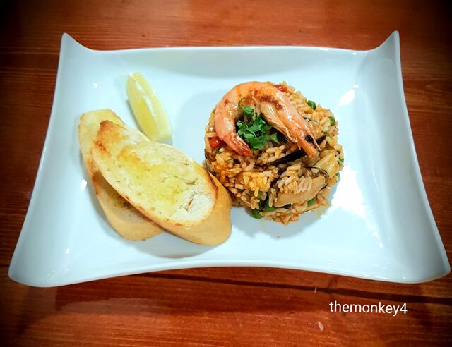 Arroz con mariscos- Paella