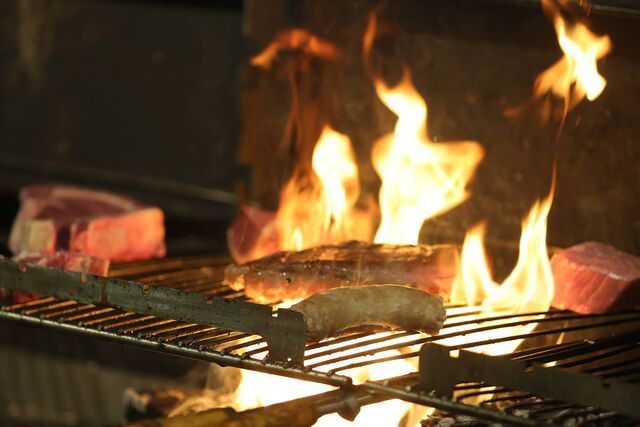 Grillardine en cuisson