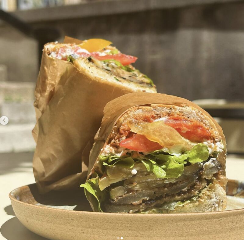 Sandwich légumes d'été