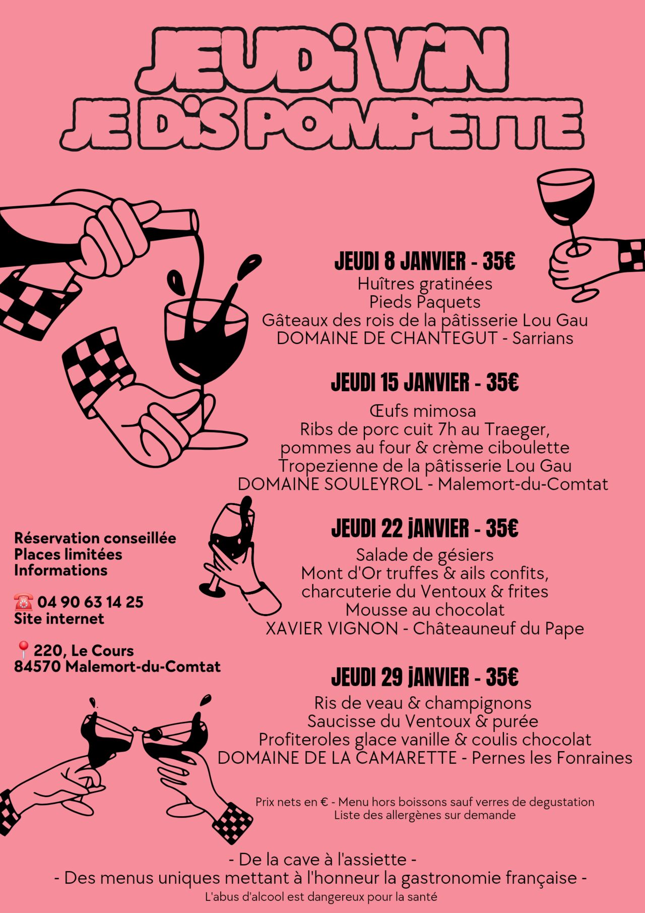 Jeudi Vin - Je dis Pompette