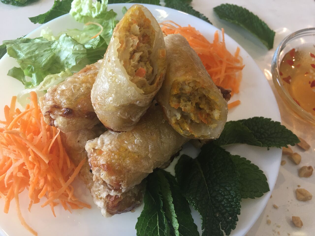 Nems au porc/ au poulet ou aux légumes