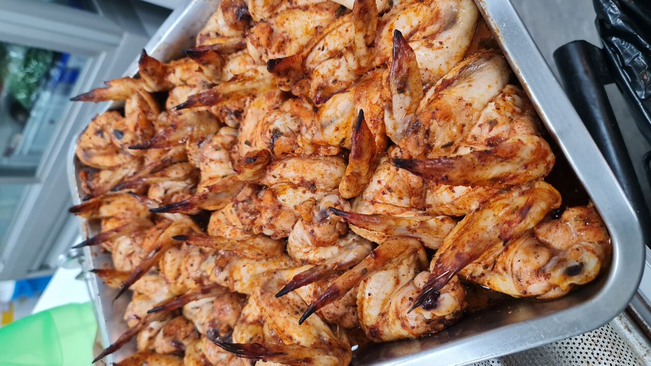 Alitas de pollo a la barbacoa casera