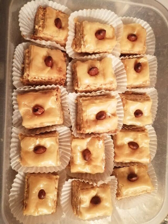 Baklawa cacahouète amande