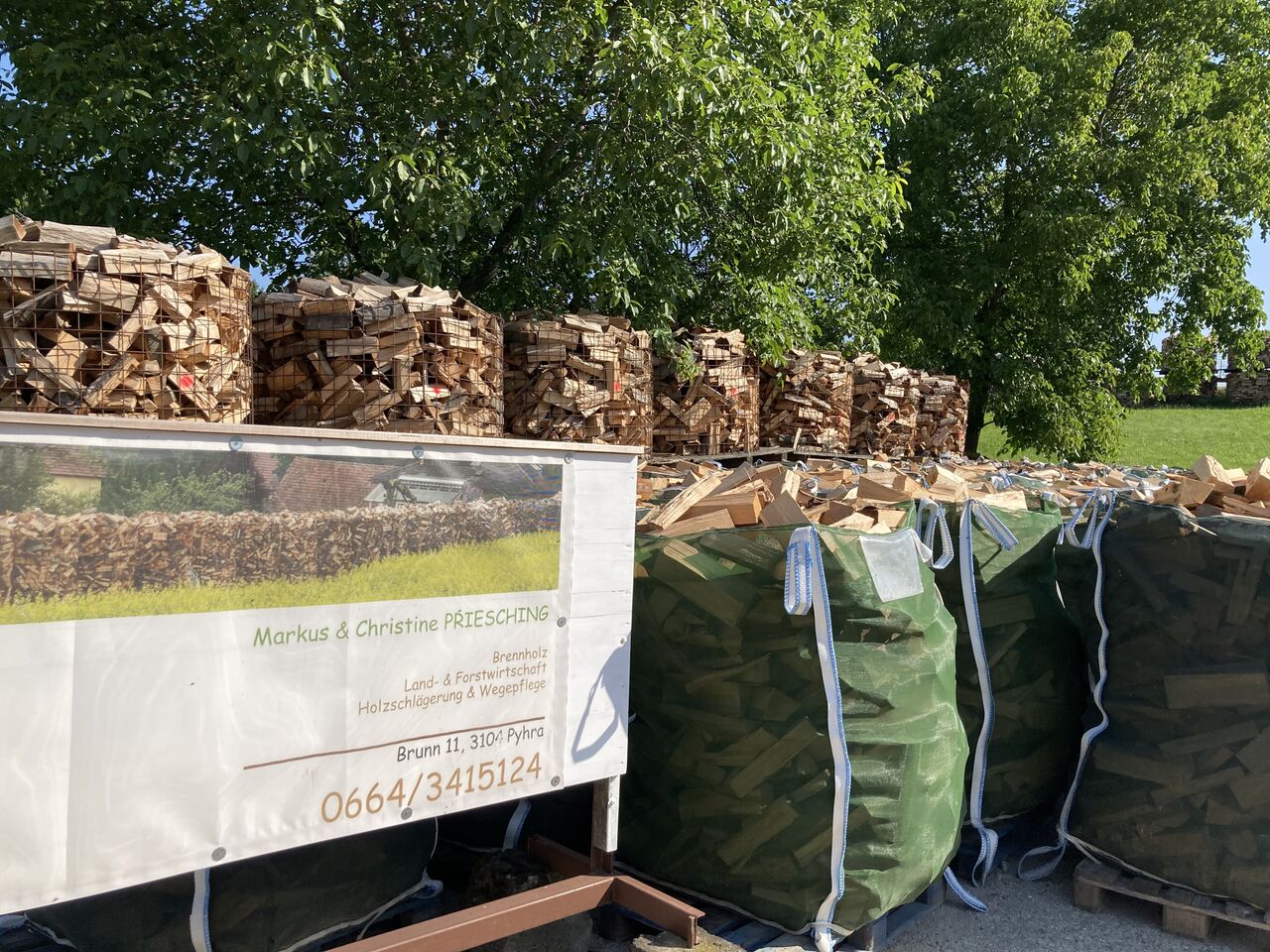 Brennholzlager