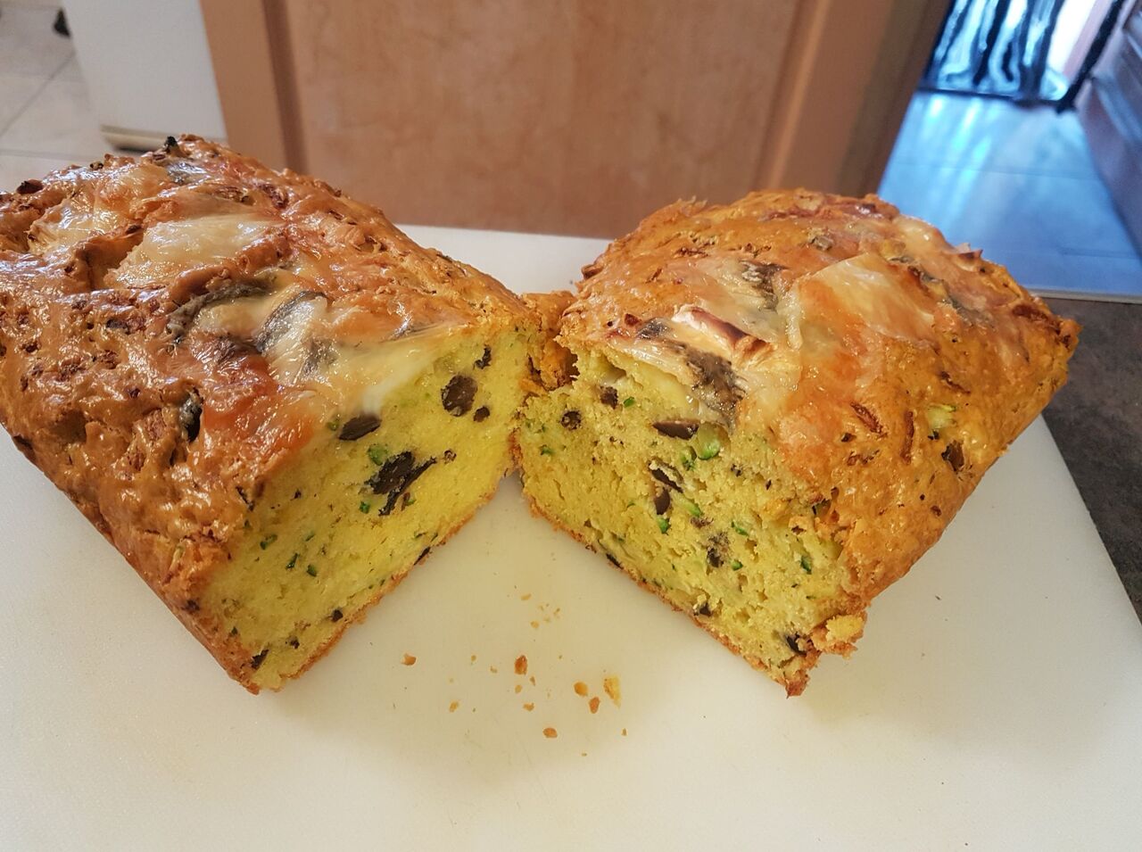 Cake apéritif aux olives