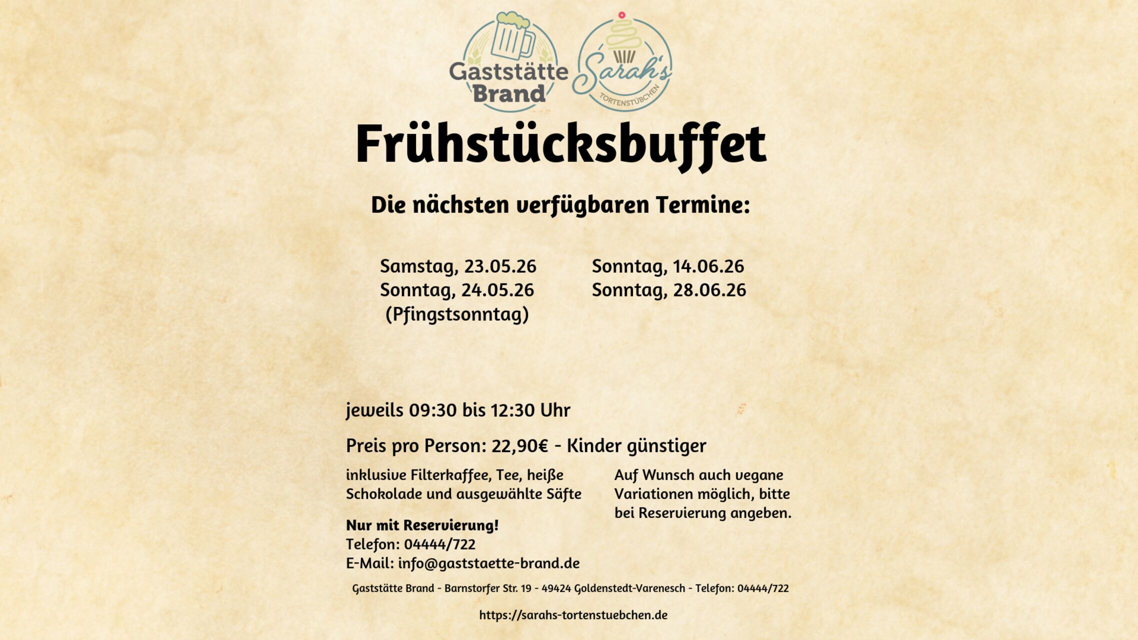 Frühstücksbuffet