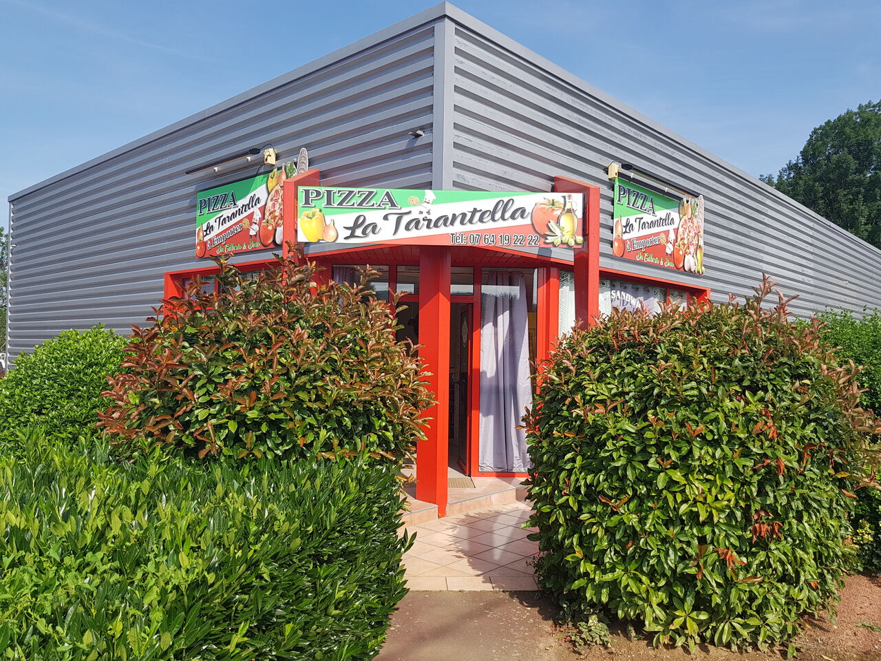 L'entrée du restaurant 