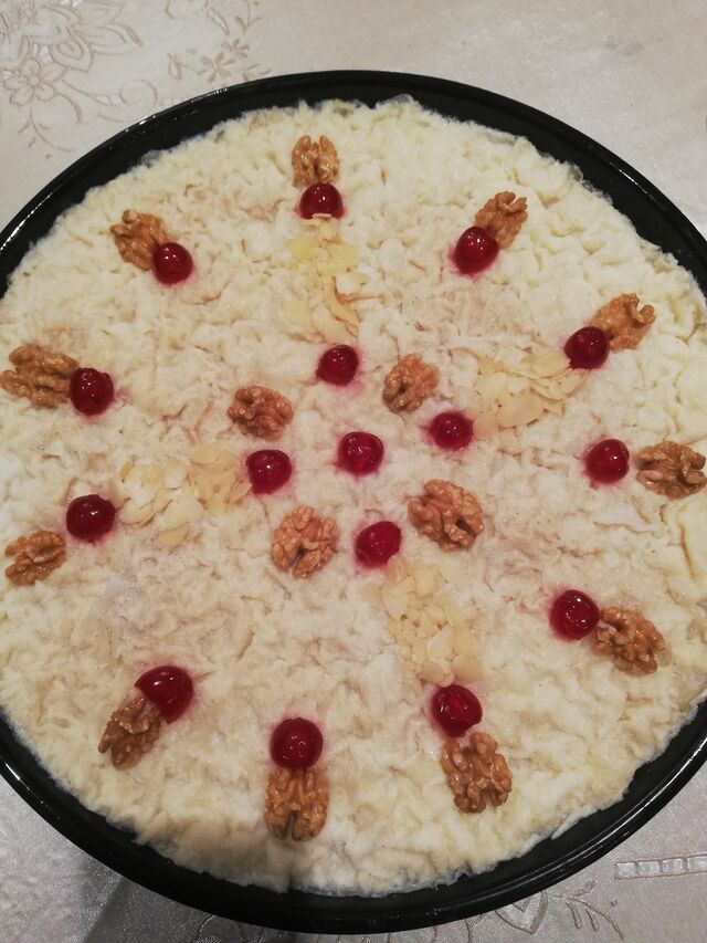 Güllaç mit Rosen öl (Süßspeisen) 