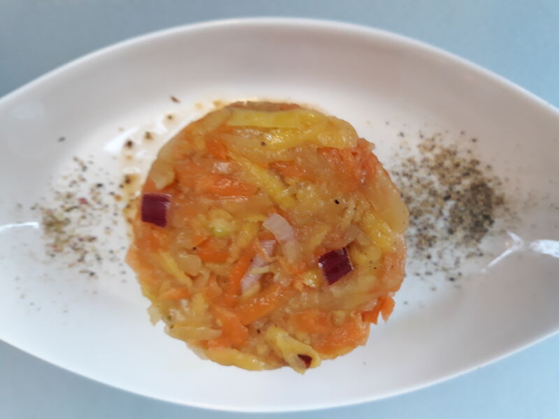 Entrée - Salade mangue et carotte râpé