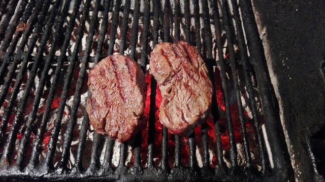 Solomillos a la brasa espectaculares