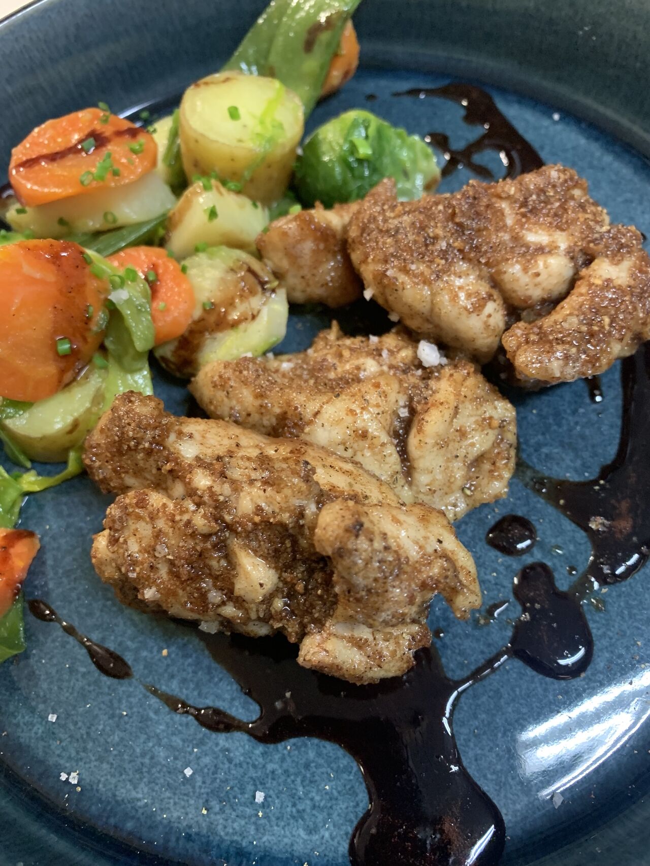 Les Ris de Veau et ses Légumes de Saison