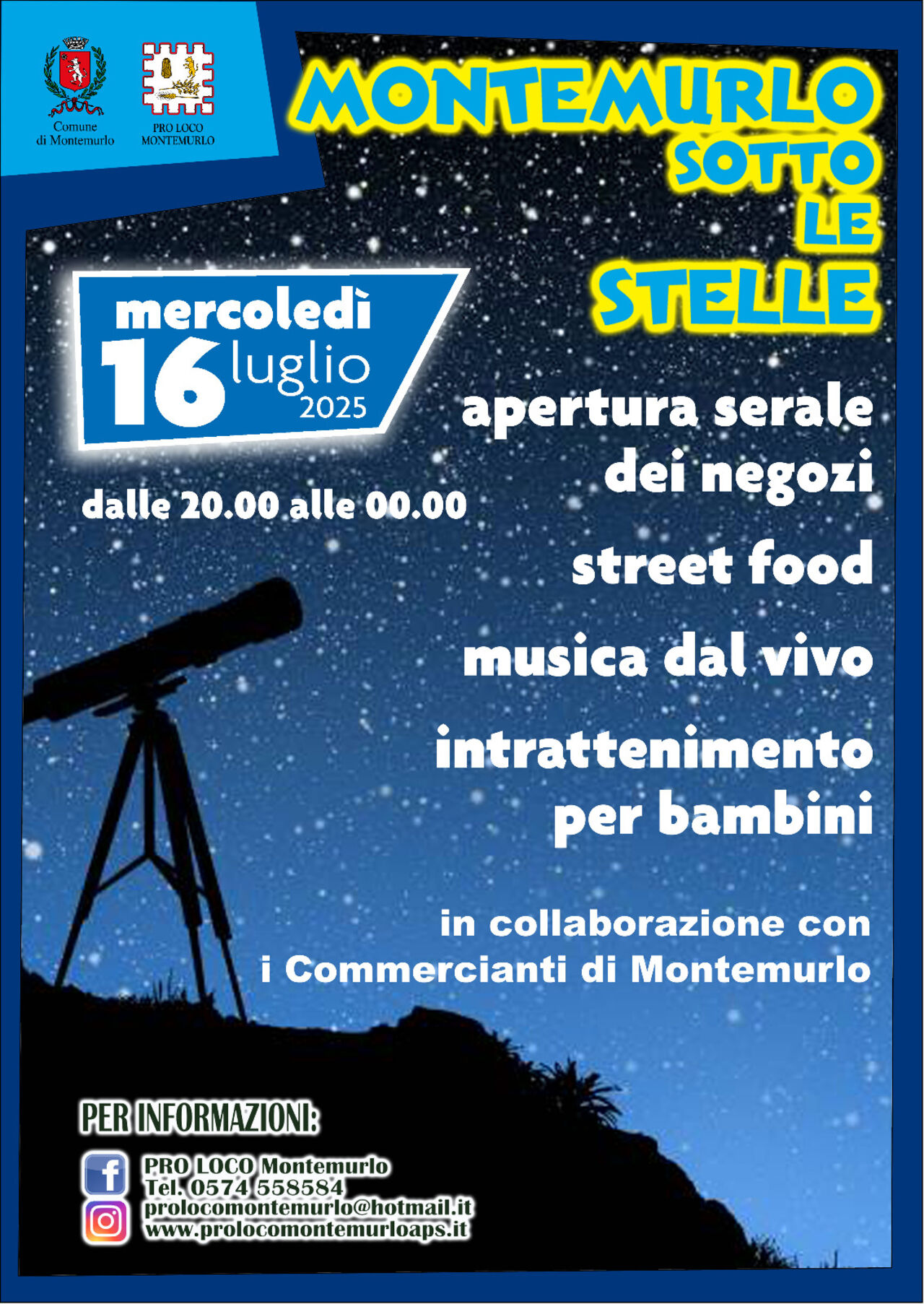 Montemurlo sotto le stelle