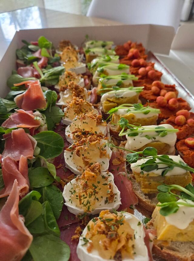 Tapas assortiments différents parfums. 