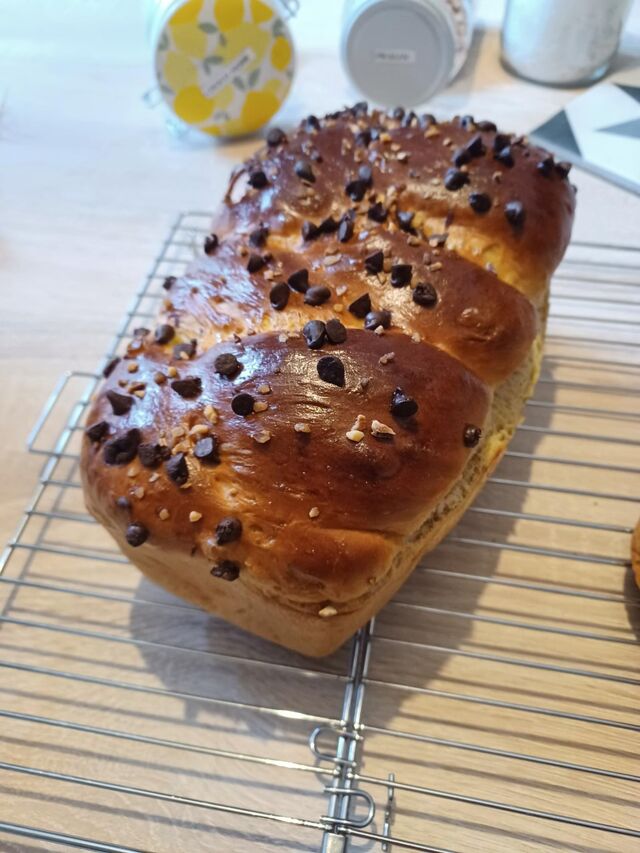 brioche aux pépites de chocolat
