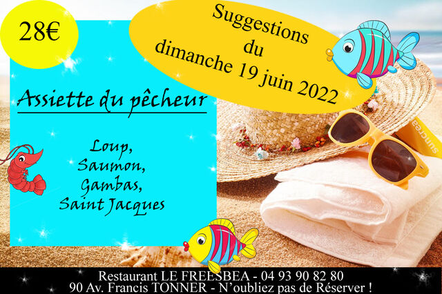 **Suggestion du Dimanche 19 Juin**