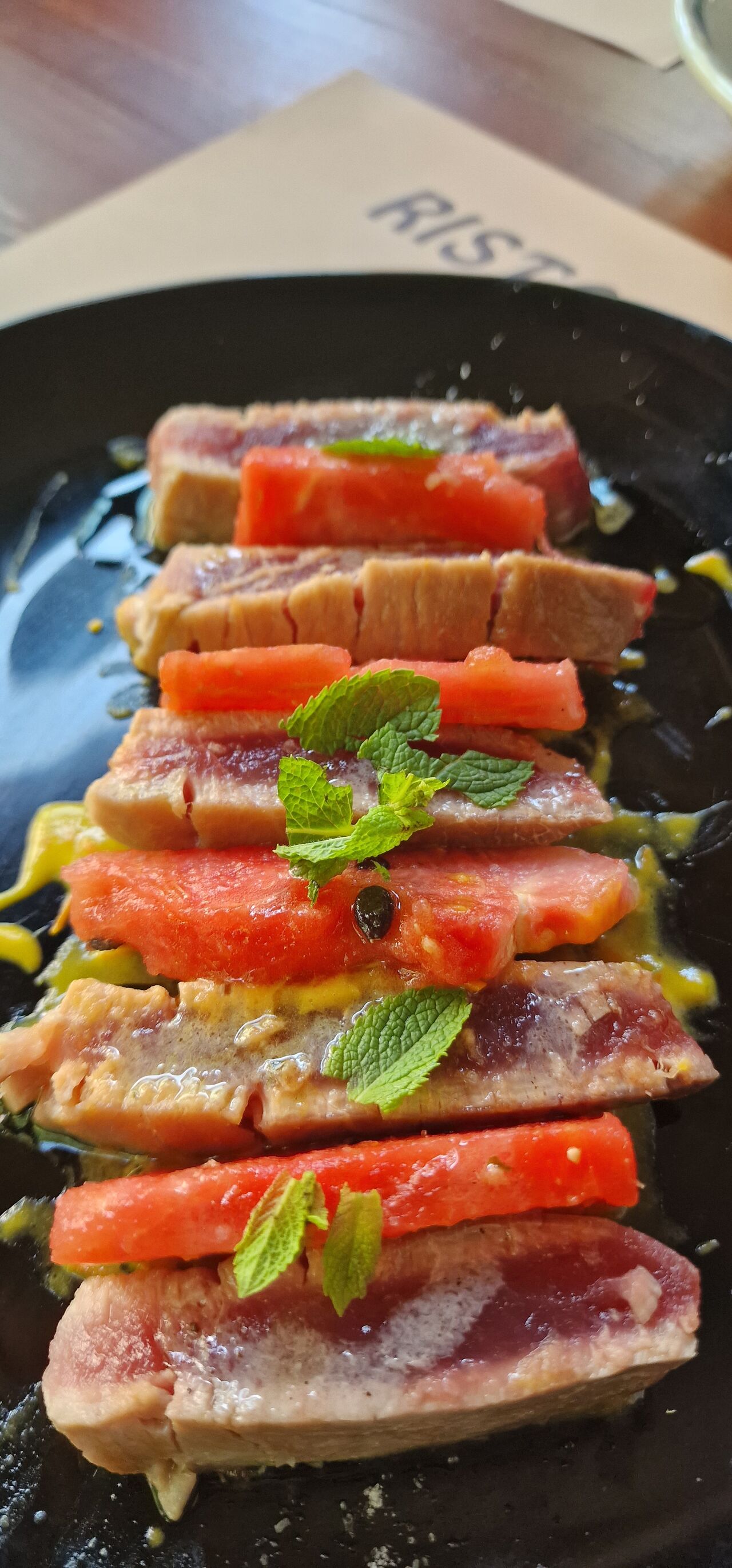 Tagliata di tonno fesco