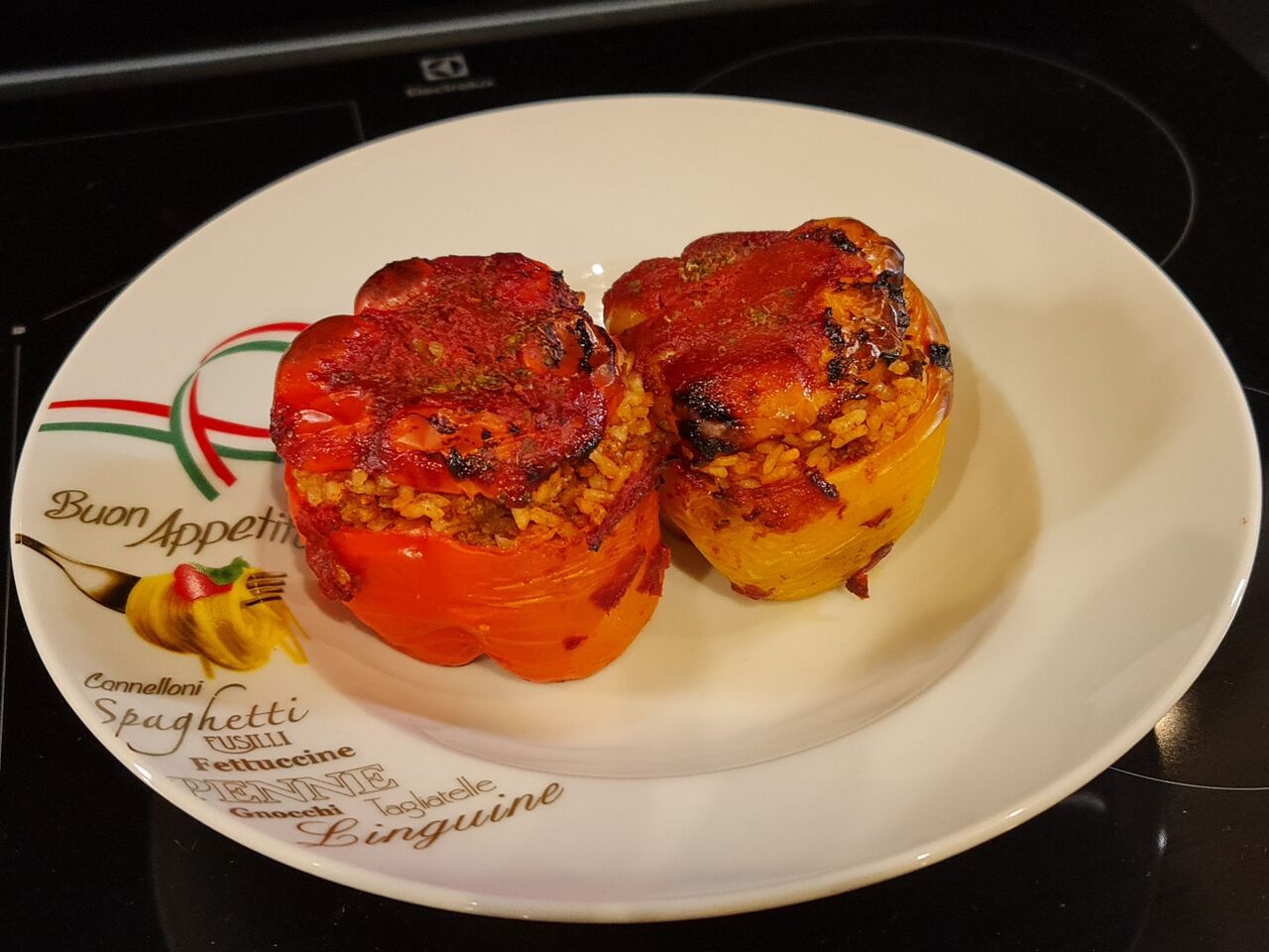 Poivrons farcis à l'italienne