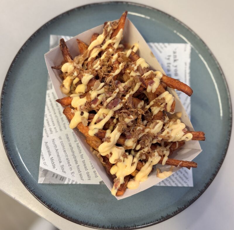 Bacon Cheese Sweet Potato