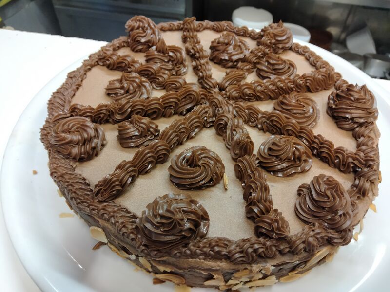 Gâteau au deux chocolats maison 