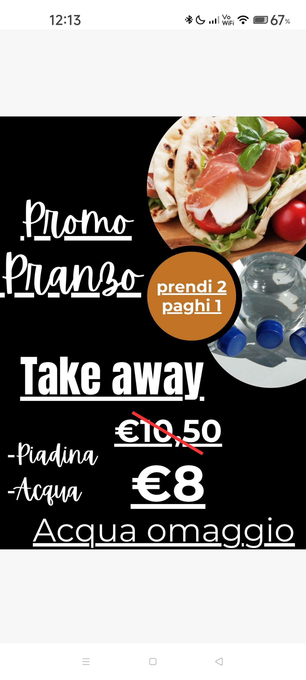 Promo pranzo