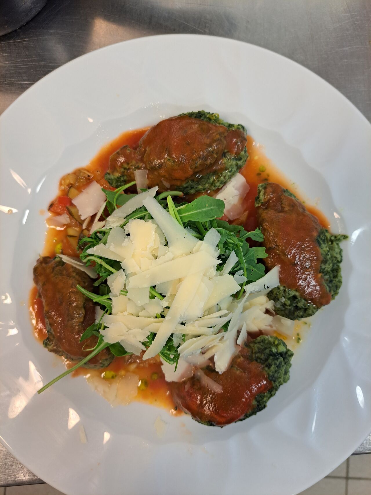 Malfatti - Spinat-Ricotta-Klößchen