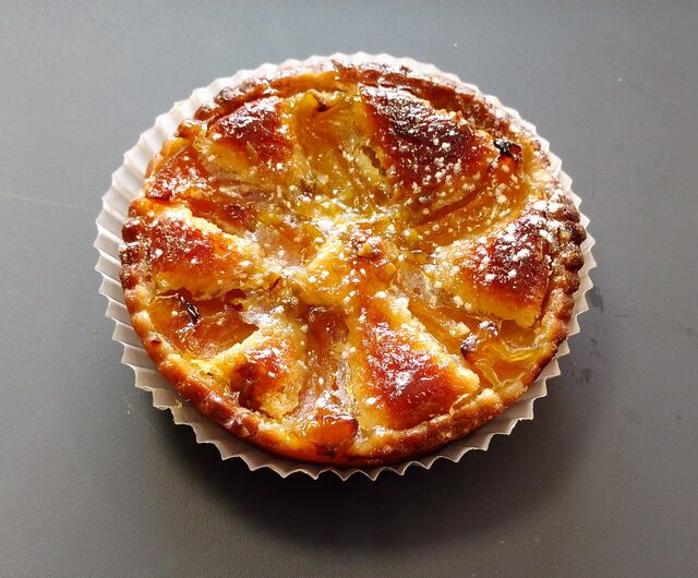 La tartelette abricots - amandes