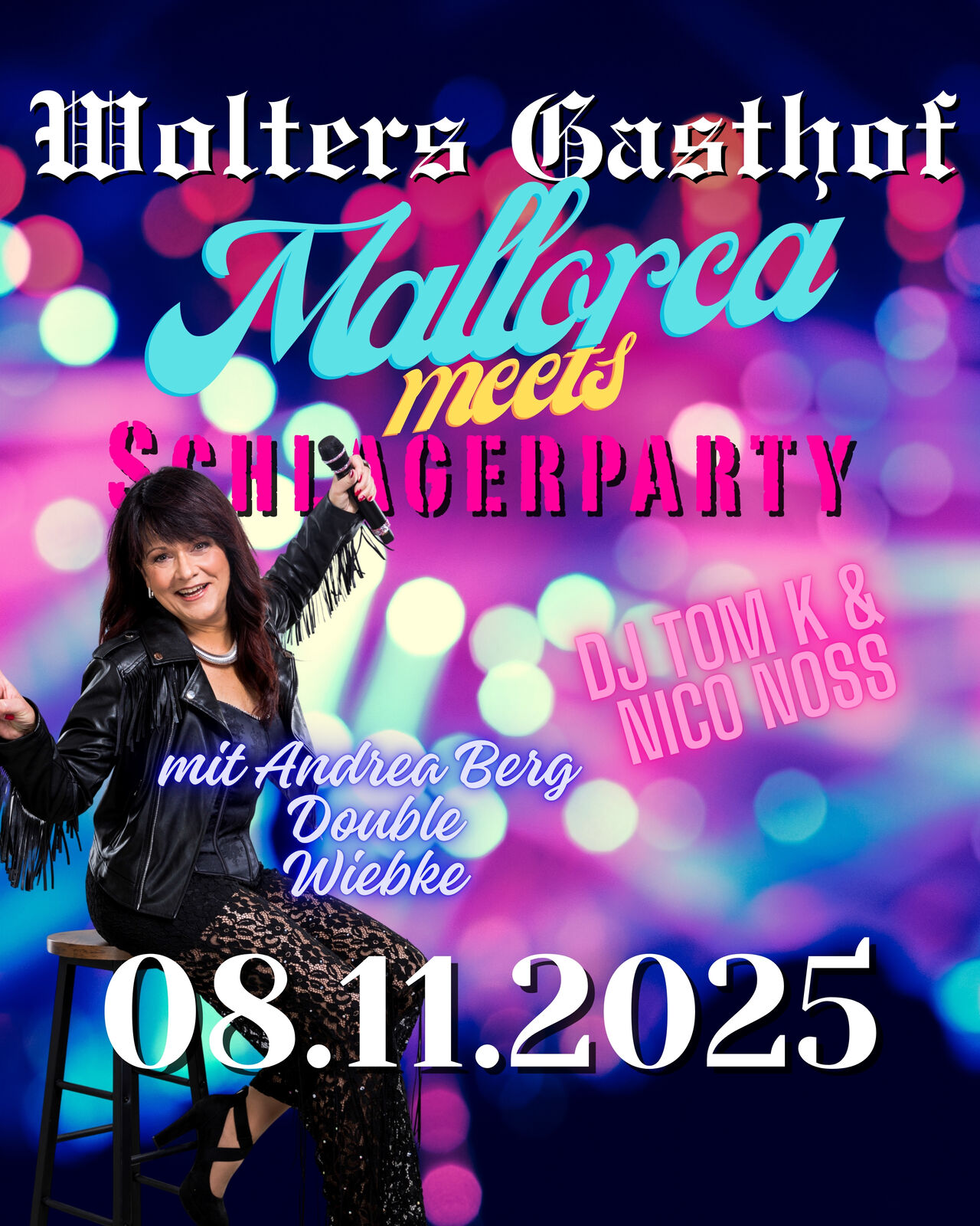 Mallorca meets charts mit Special Guest Andrea Berg Double Wiebke
