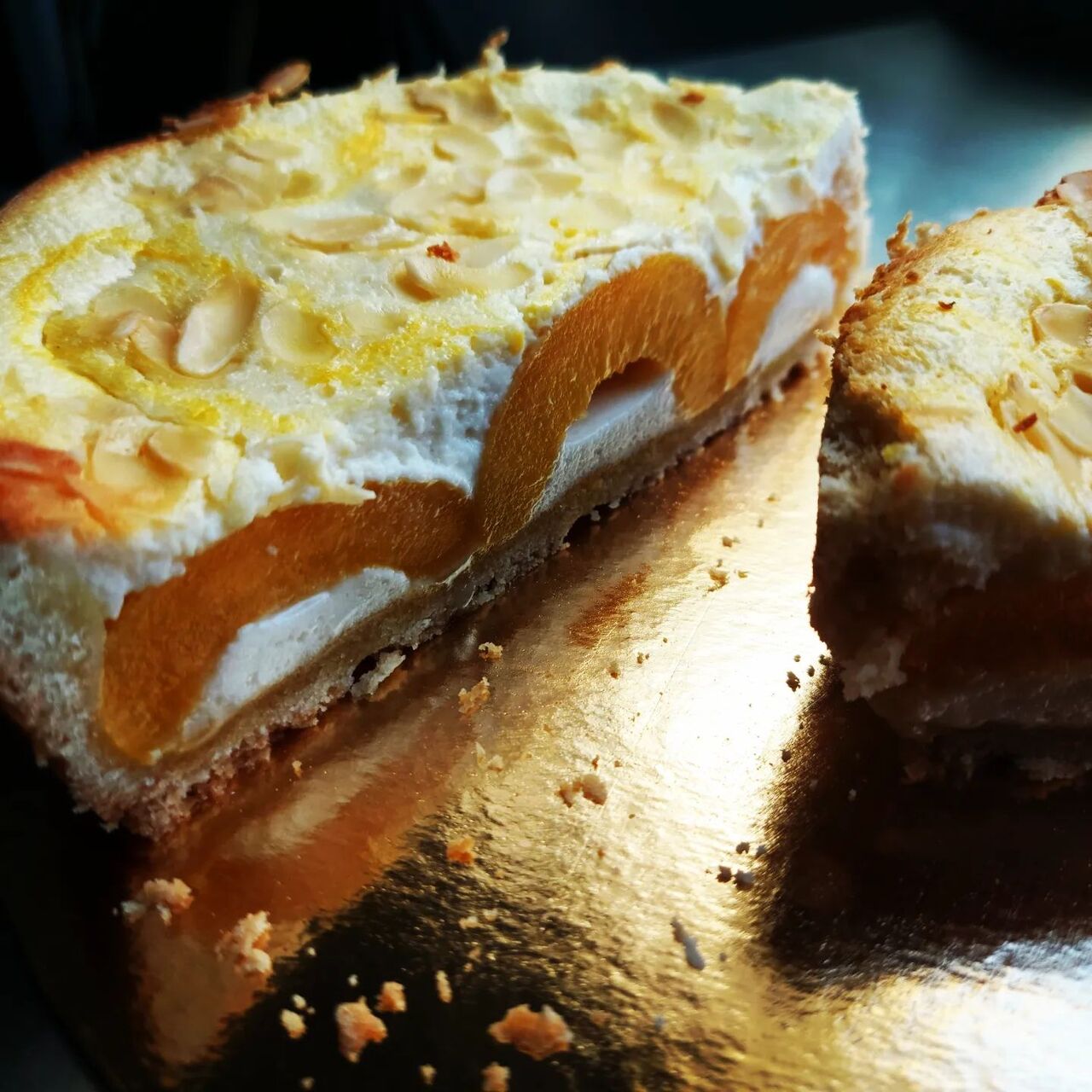 Cheesecake aux peches