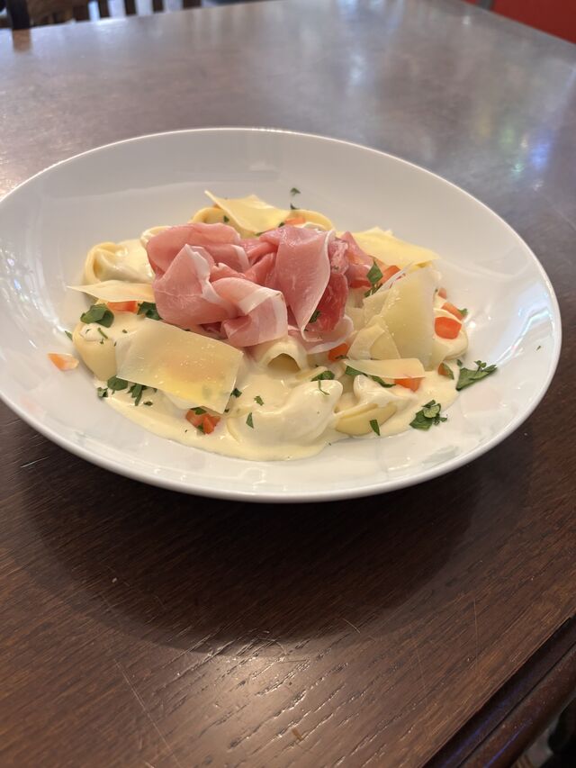 Ravioles à la ricotta, épinards