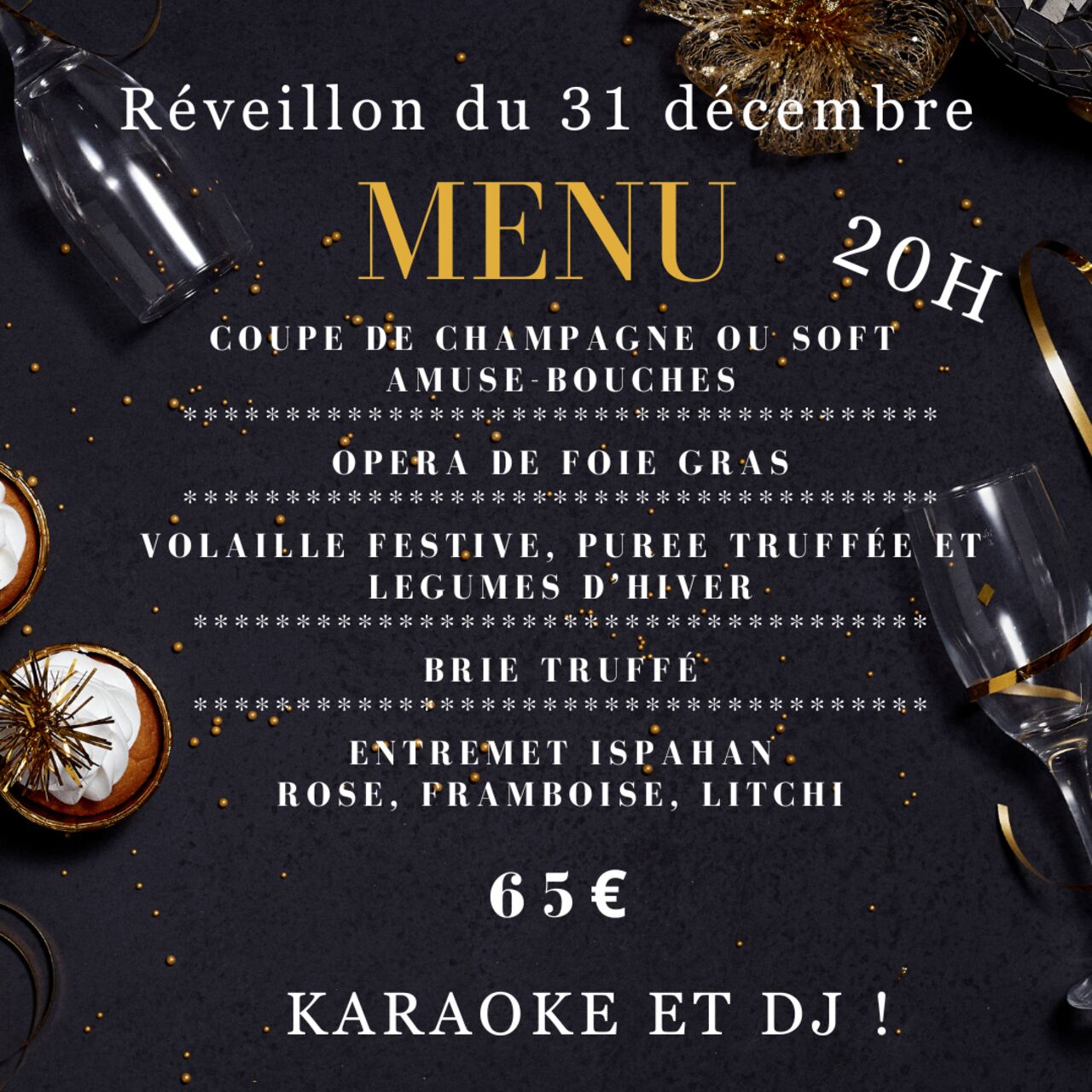 Réveillon du 31 décembre