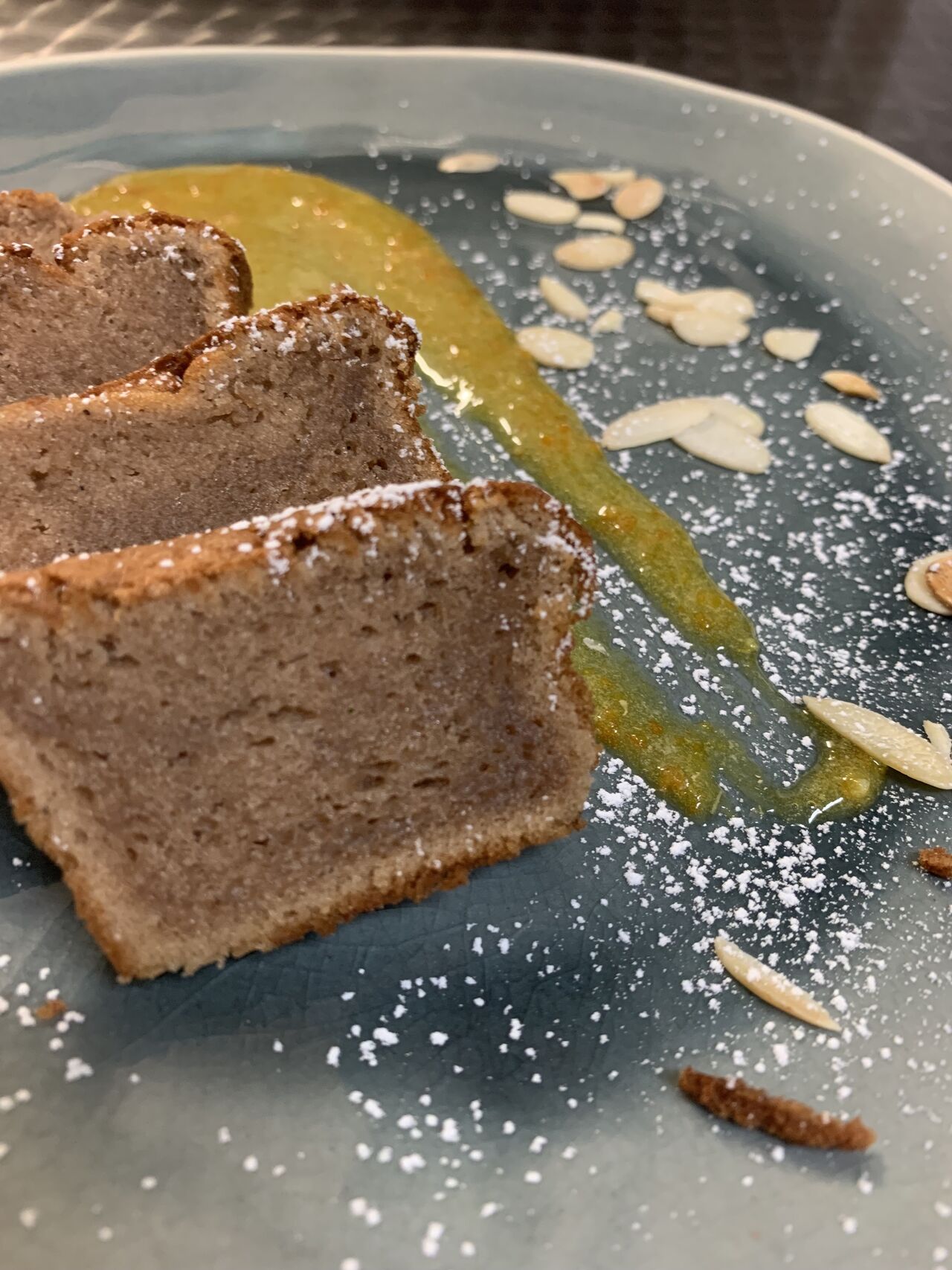 Le Fondant Châtaigne et son Coulis de Clémentines de ma Région
